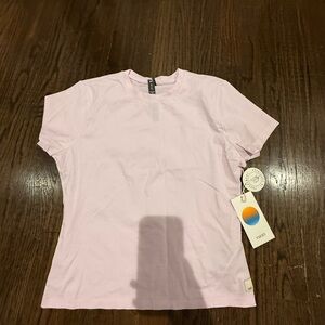 Vuori Light Pink Short Sleeve Crew Tee